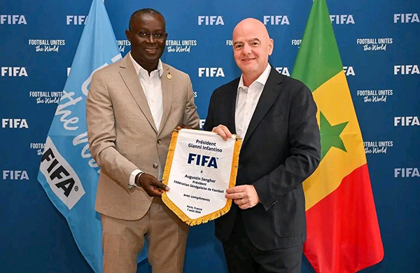 En marge des Jo de Paris : Me Senghor a rencontré Infantino
