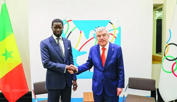 Joj 2026 : Le Président Diomaye s’est entretenu avec Thomas Bach