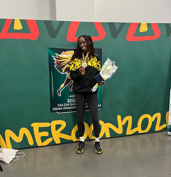Athlétisme : Saly Sarr championne d’Afrique du triple saut