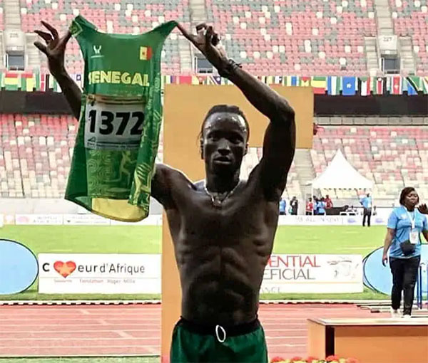Athlétisme : Louis François Mendy sacré champion d’Afrique du 110 m haies