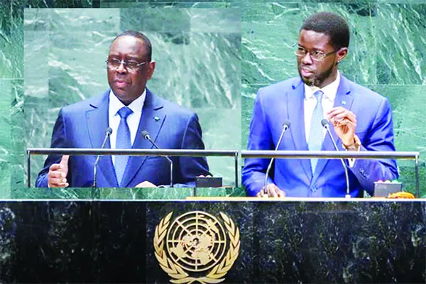 Candidature de Macky à l’Onu : SOUTIEN SANS FAYE DE DIOMAYE