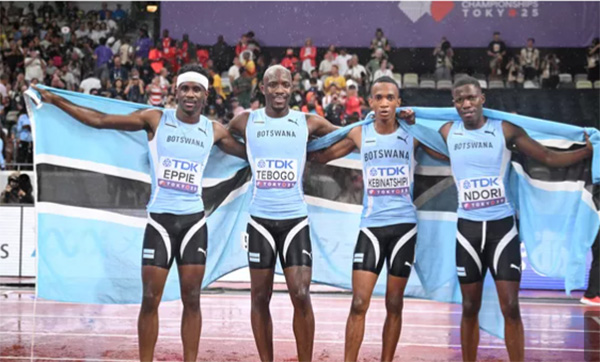 Mondiaux – L’Afrique survole le 4x400m Hommes : Le Botswana de Letsile Tebogo sacré !