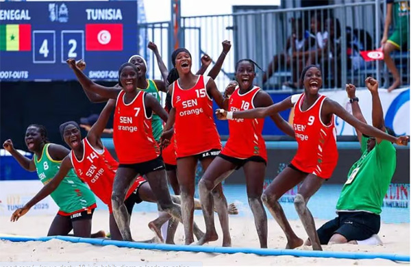 Mondial U17 de beach handball : Les Lioncelles écrivent l’histoire et visent les quarts
